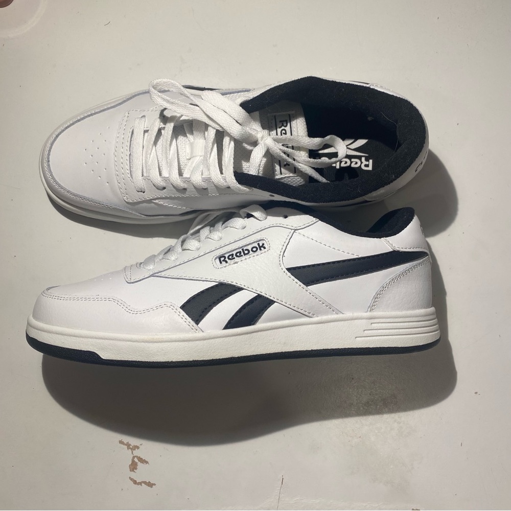 Women's Black and White Reebok